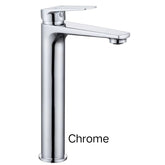 LESIOR Tall Basin Mixer in Matte Black, Chrome and Brushed Nickel
